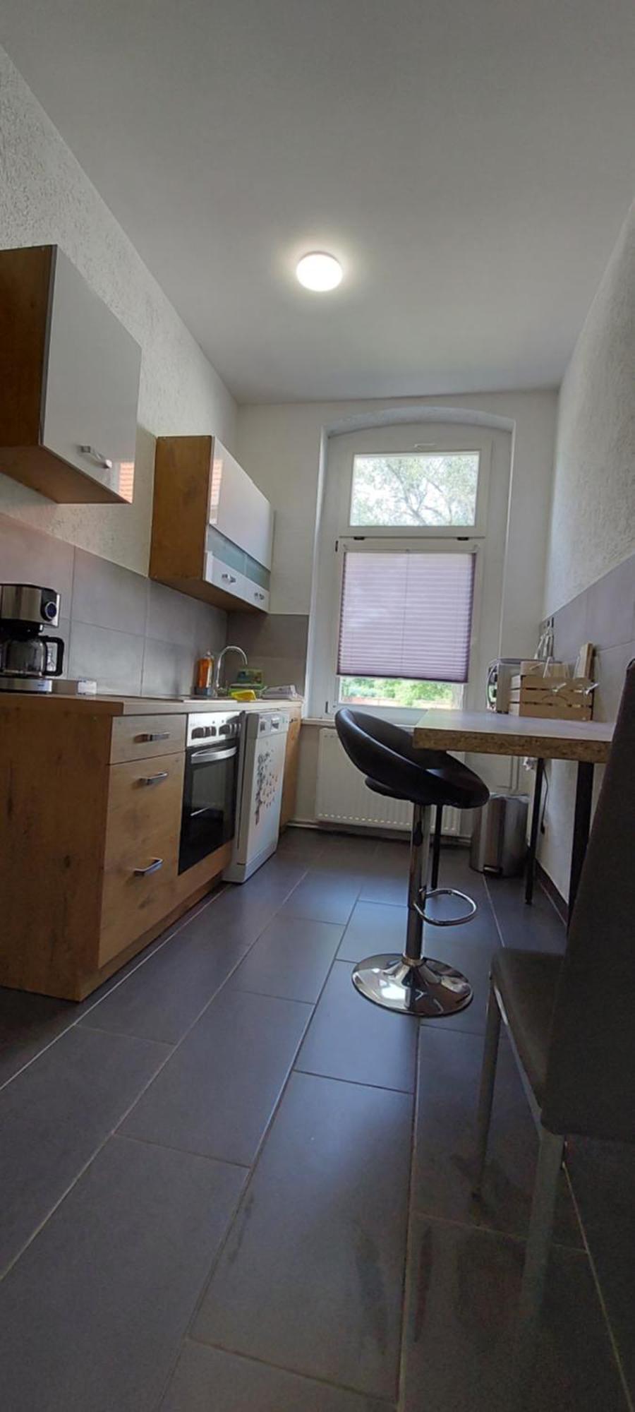 Ferienwohnung Am Bahnhof ベルンブルク エクステリア 写真