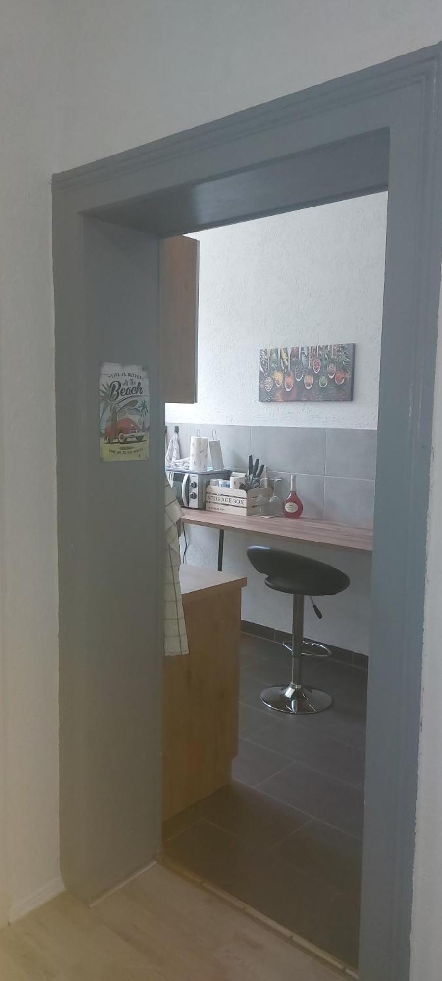Ferienwohnung Am Bahnhof ベルンブルク エクステリア 写真