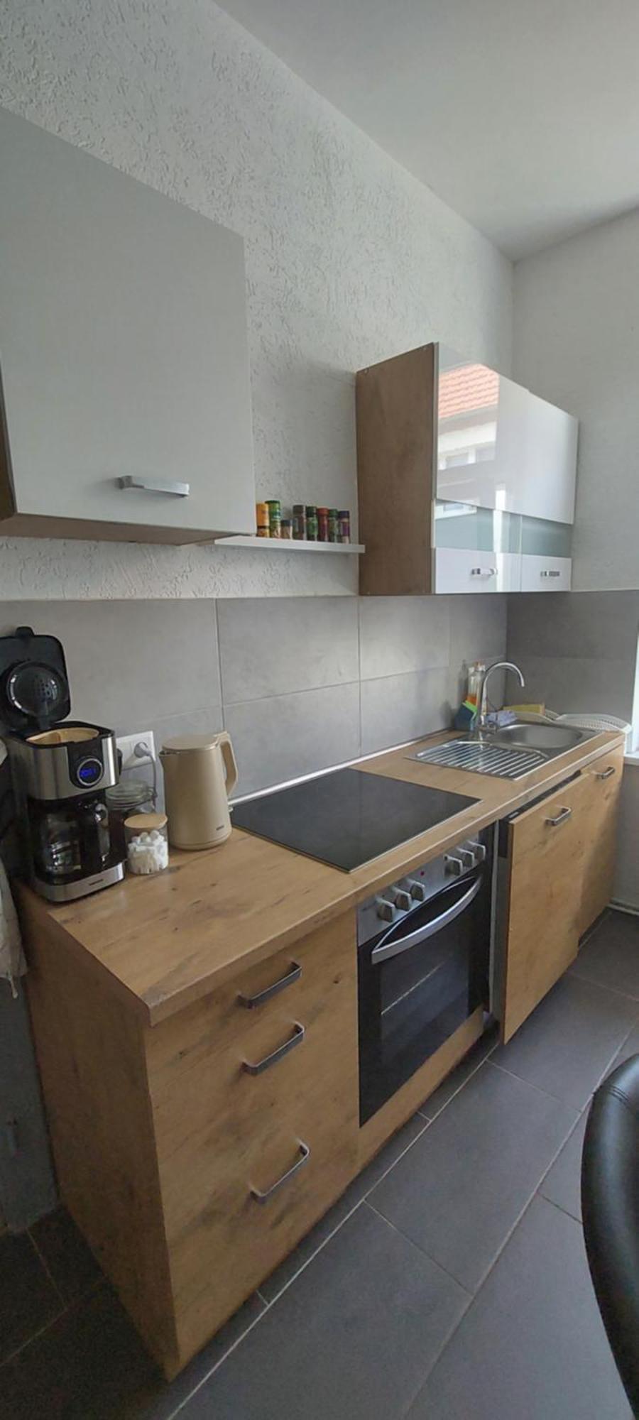 Ferienwohnung Am Bahnhof ベルンブルク エクステリア 写真